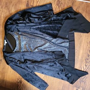 Velvet Midnight Sparkle top
